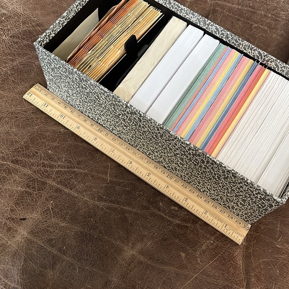 Index Card File Box NWT - Picture 6 of 8